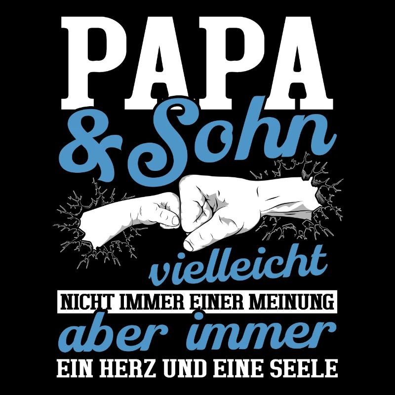 Papa und Sohn