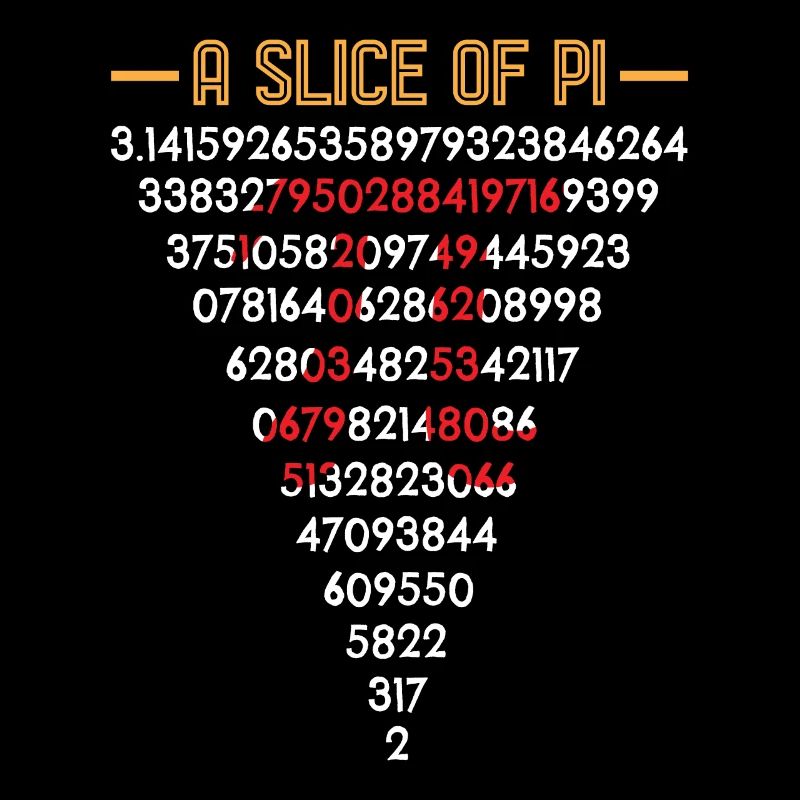 Un morceau de Pi Tag : Une tranche de Pi