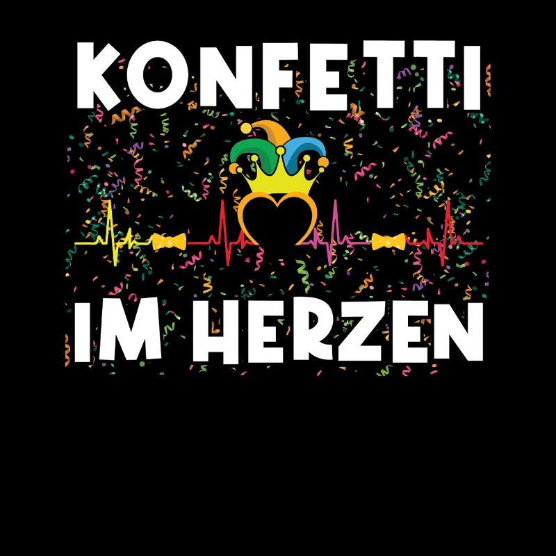 Fasching Konfetti Im Herzen