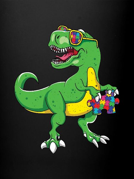 Autisme Dinosaure Puzzle Cool