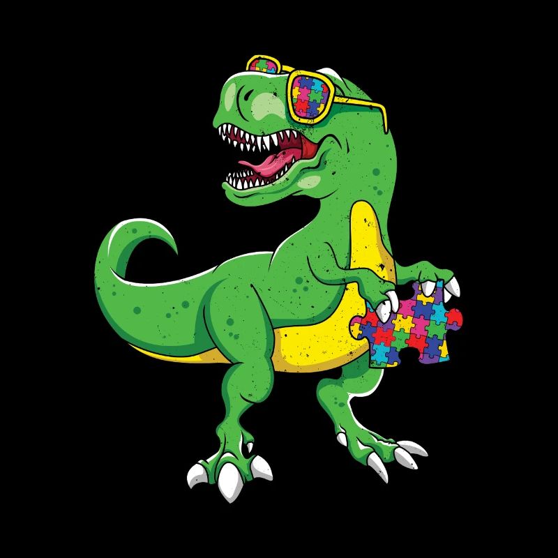 Autism Dinosaur Puzzle Cool