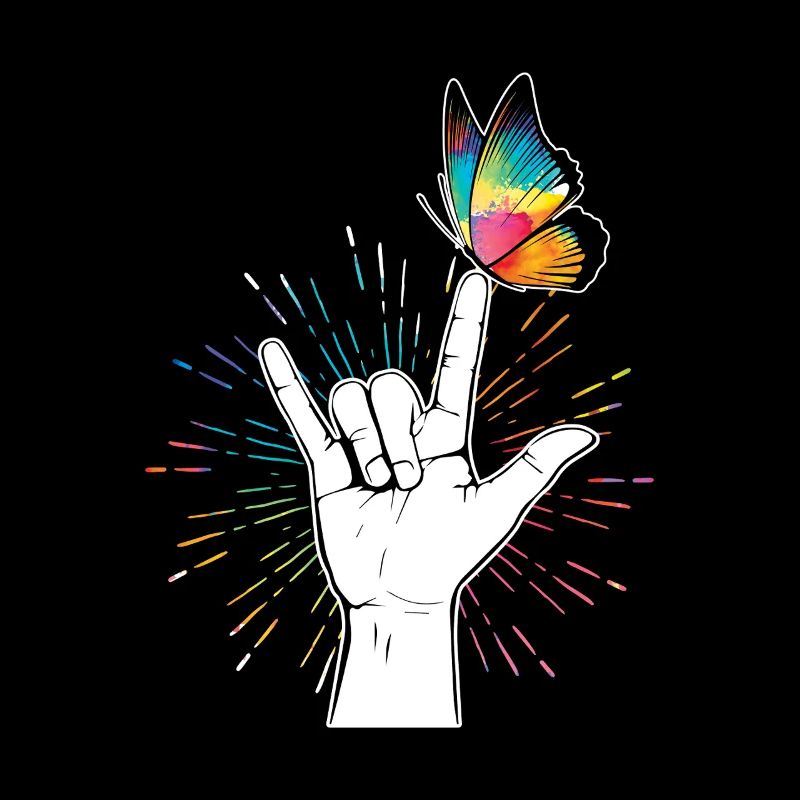 Autisme signe de la main papillon