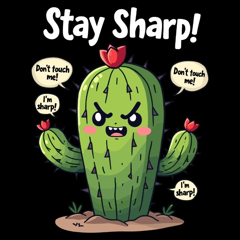 Stay Sharp - Drôle de cactus