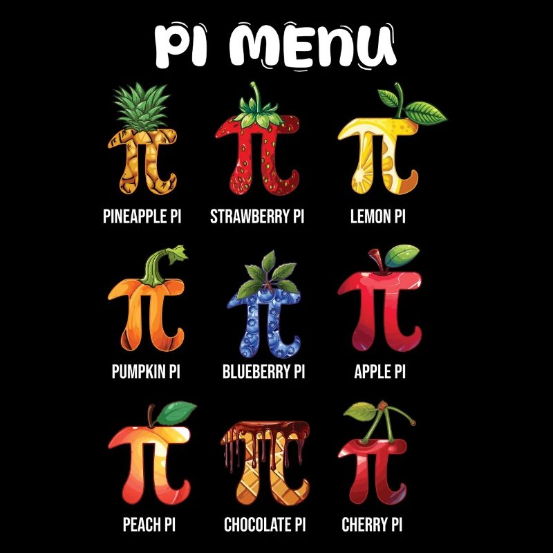Pi Menu Fruité Pi Day Variété
