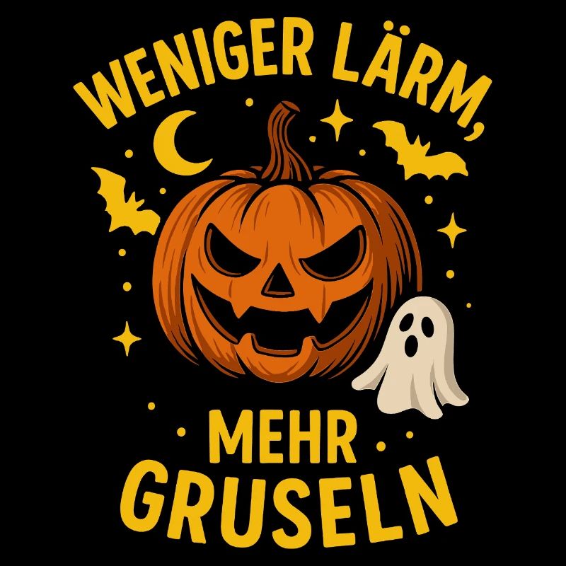 Gruselkürbis mit Geist Illustration
