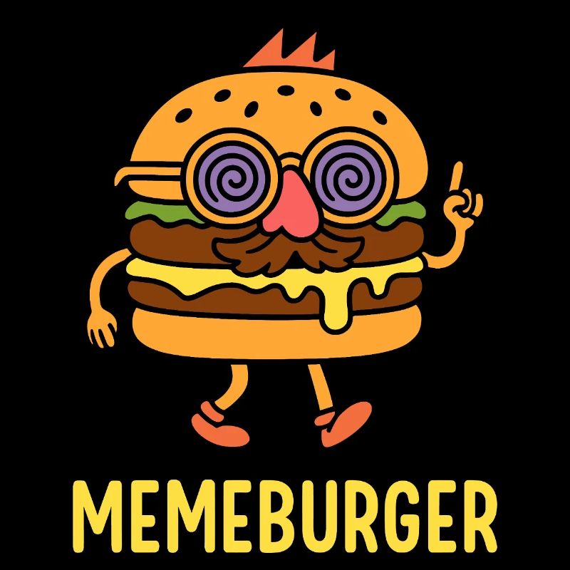 Memeburger - Crazy Burger with Glasses