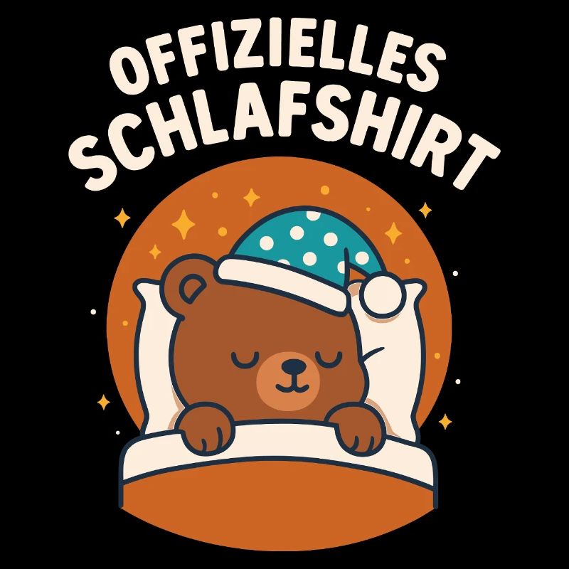 Schlafender Bär Illustration
