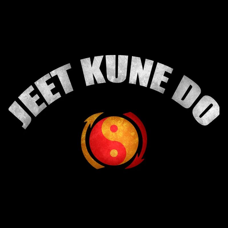 Jeet Kune Do Logo Washed Out Texture Gift Idea