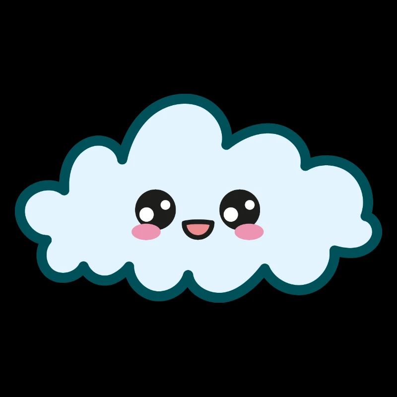Wolke Süß Kawaii