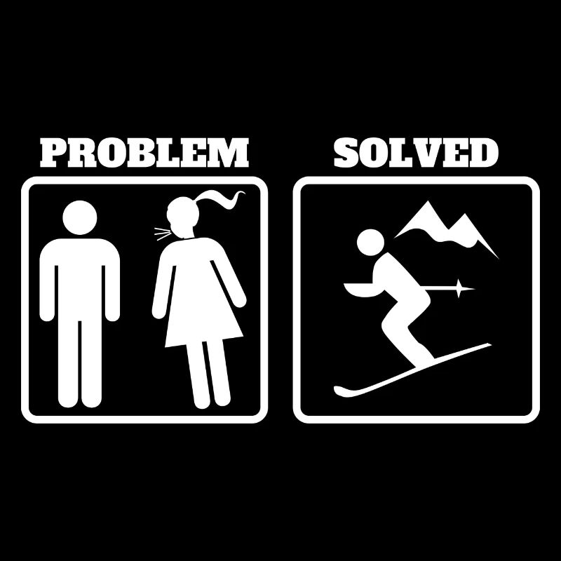 Funny Mountains Ski Gift