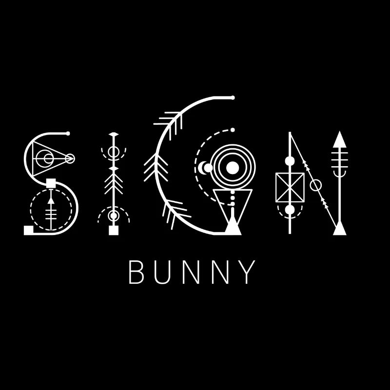 SIGN BUNNY 2
