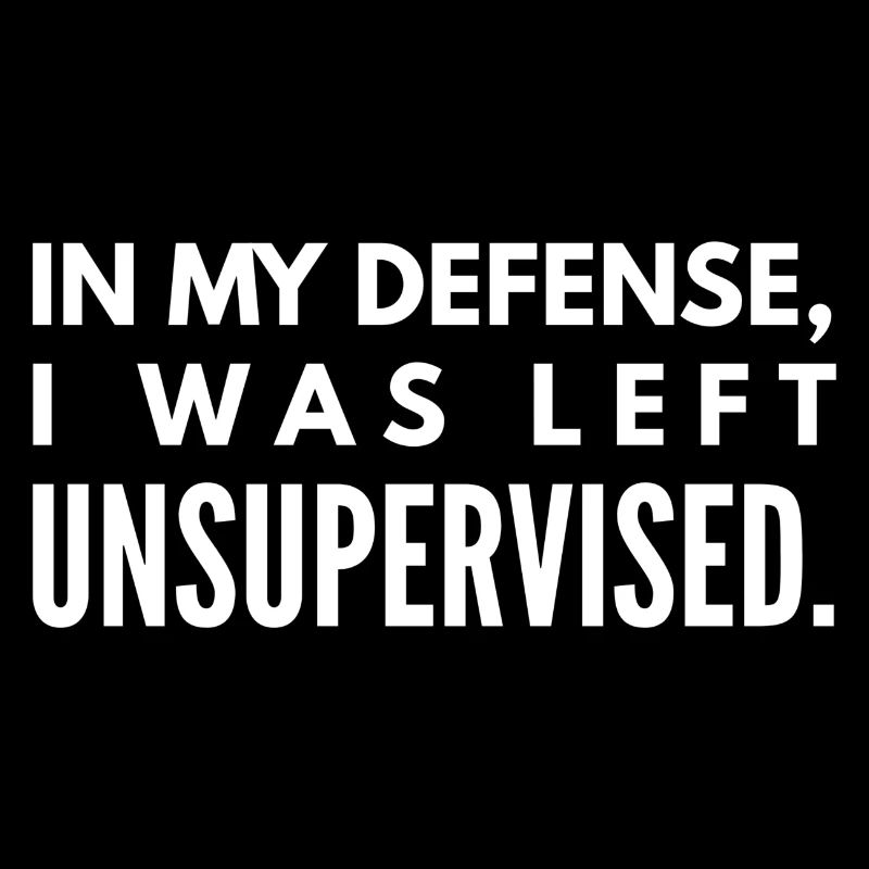 In My Defense, I was Left Unsupervised