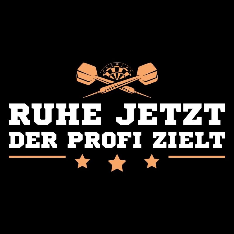 Dartsport Der Profi zielt Dartspieler Geschenkidee