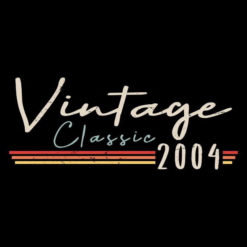 Vintage Original since 2004 Birthday Retro
