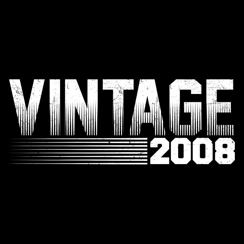 Millésime 2008 Anniversaire Rétro 2008