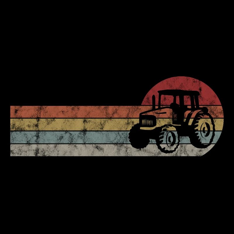 Tractors Tractor Farmer Retro Tractor Farm