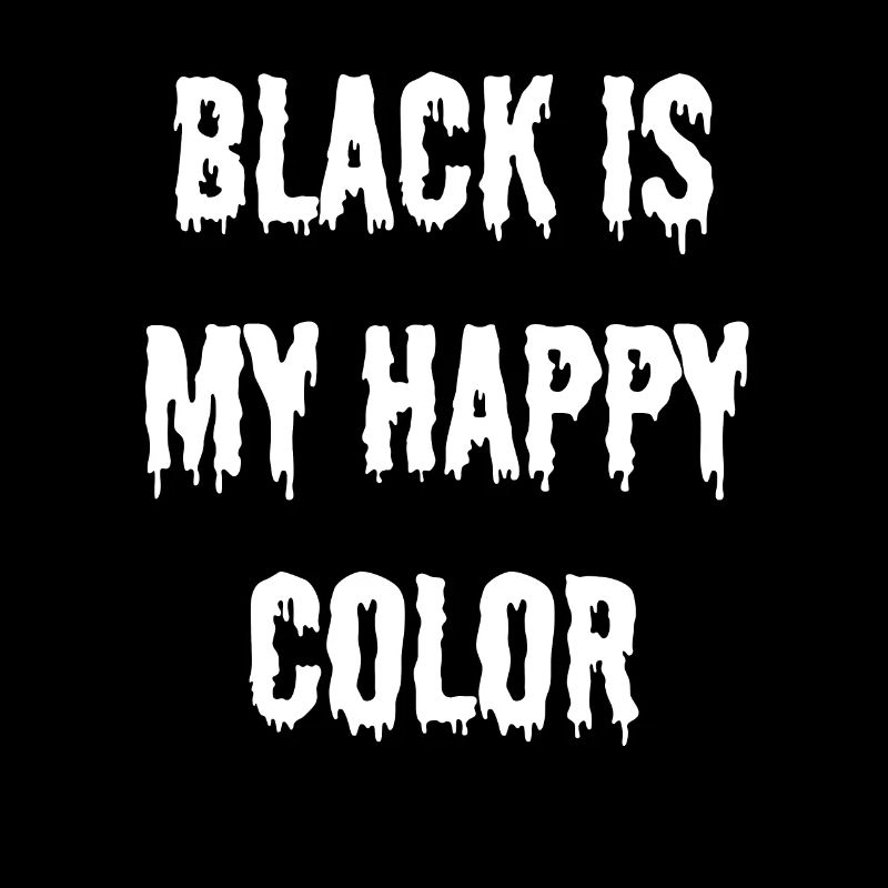 black everything emo dark goth gift