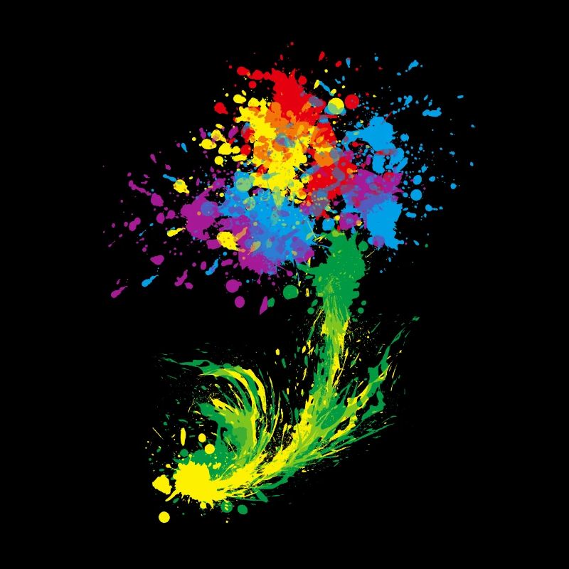 Graffiti Geschenk Splash bunte Farben Paintball