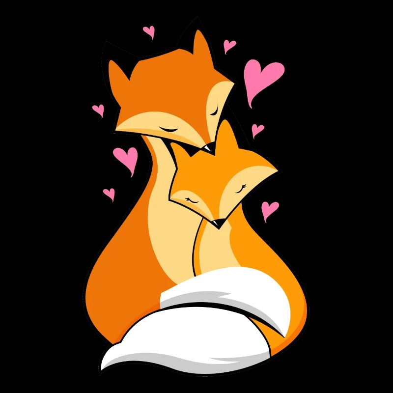 foxes in love