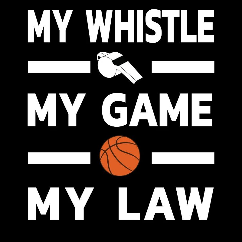 Basketball referee whistle games gift