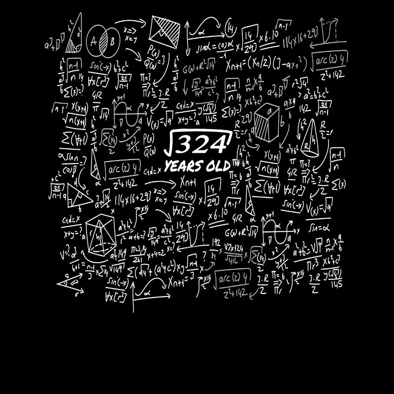 18 years gift square root 324 years old