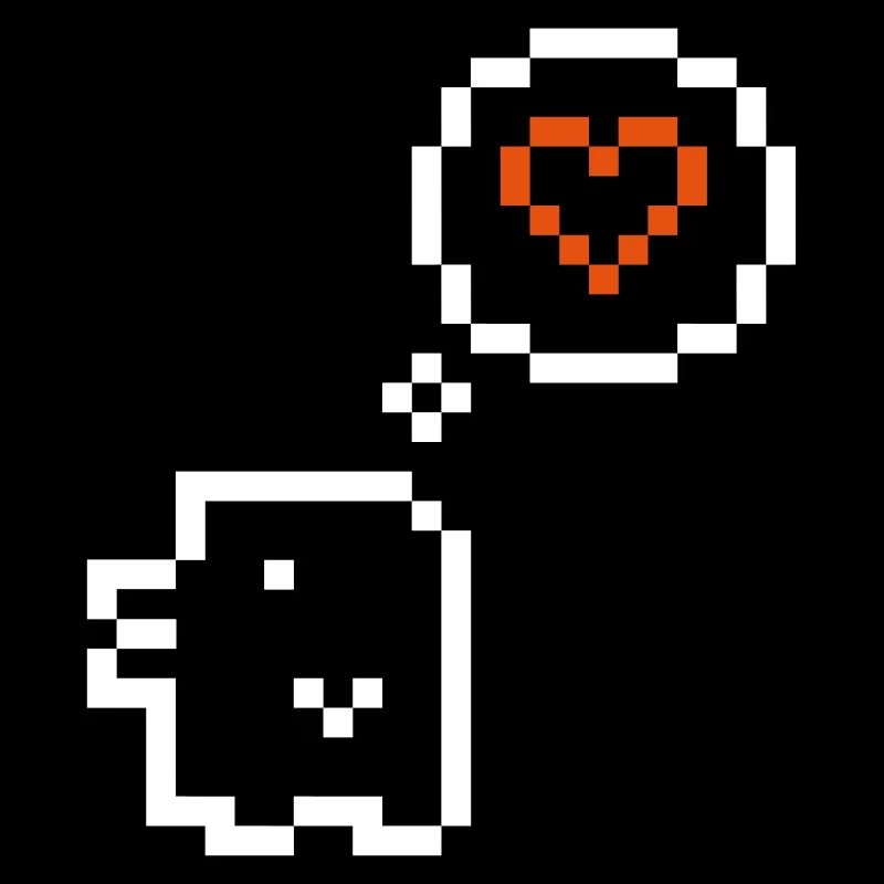 Amour rétro pixel 8 bits