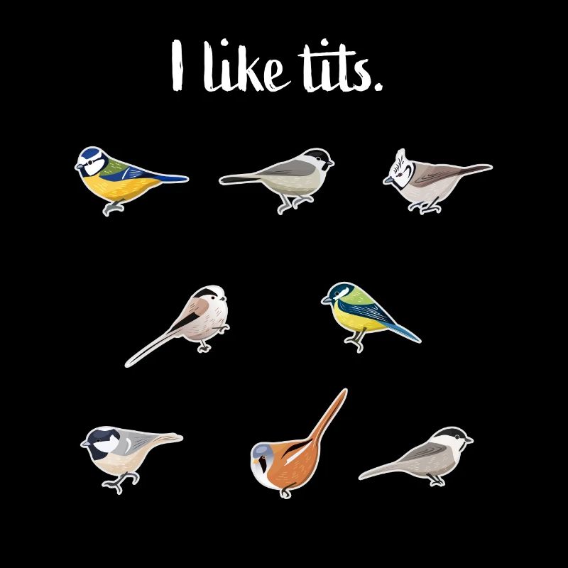Blue Tit, Great tit & more birds Funny Gift