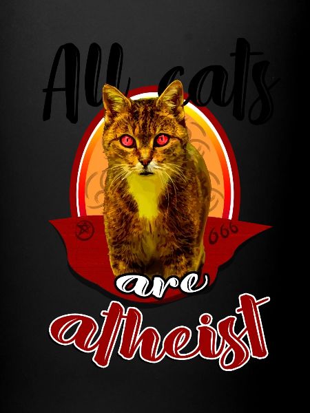 Chat athée Lucifer