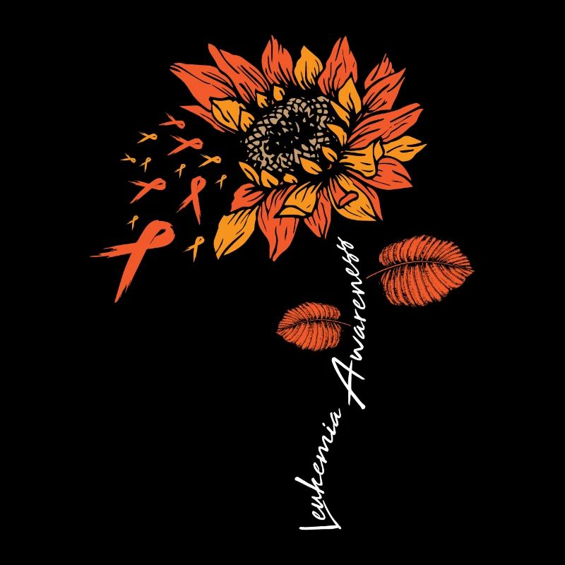 Blutkrebs Leukämie Sonnenblume Blume Geschenk