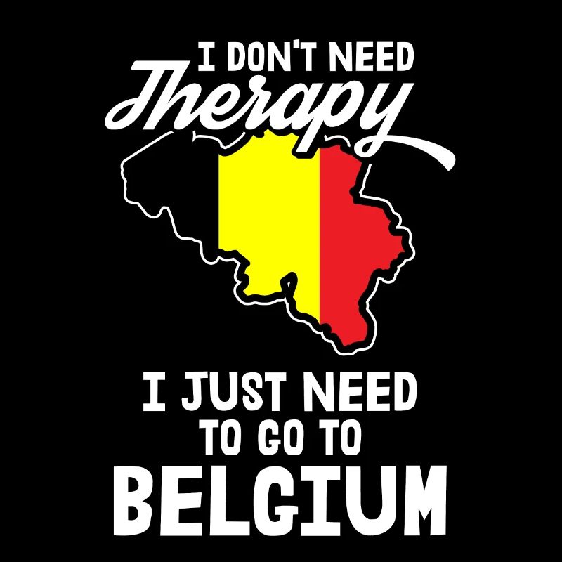 Belgique Therapy Bruxelles idée cadeau bannière drapeau
