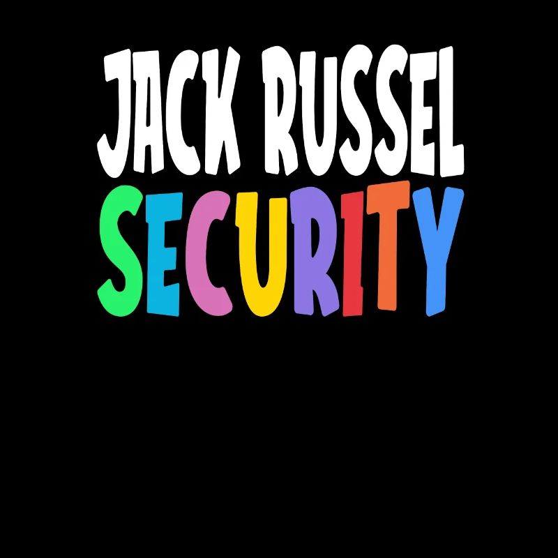 Jack Russel security service dog saying gift