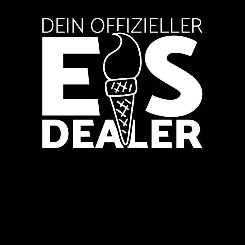 Eisverkäufer und Eisverkäuferin