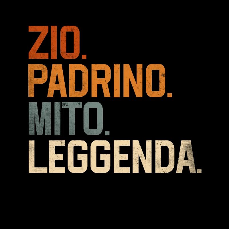 Zio Padrino Mito Leggenda Onkel Geschenkidee