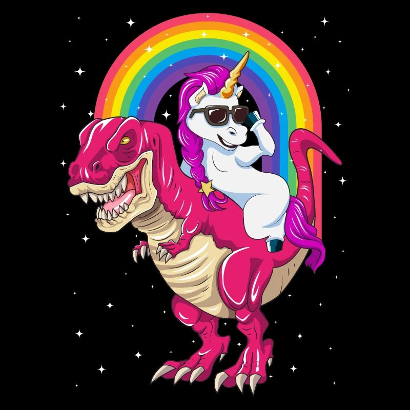 Dinosaurier Einhorn T rex Humor Magisches Geschenk