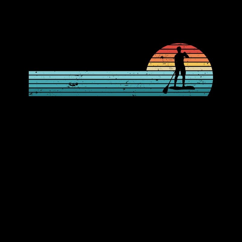Paddleboarding Retro Sunset Paddleboard