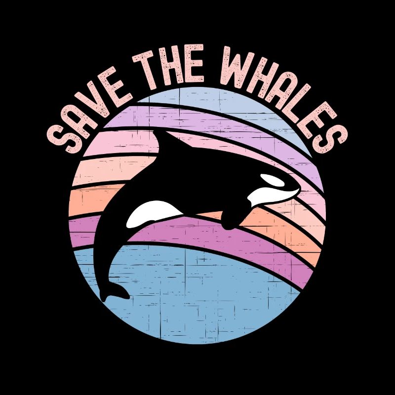 Rette die Wale Orca Wal