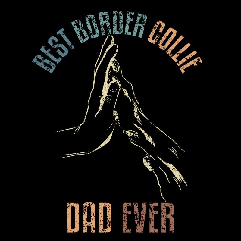 Border Collie Papa Vater Dad