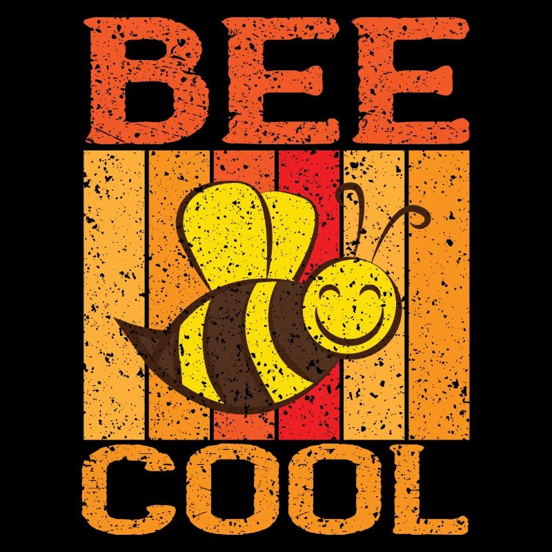 Bleib sei cool Bee Cool Biene Bienen Imker