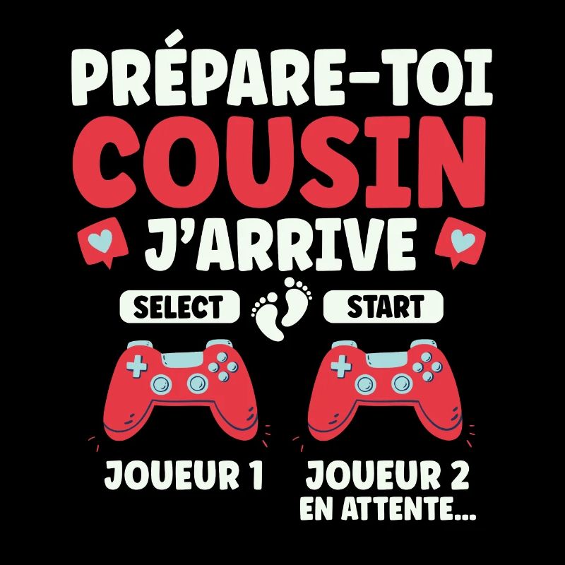 Futur Cousin Gamer Cadeau Annonce Grossesse