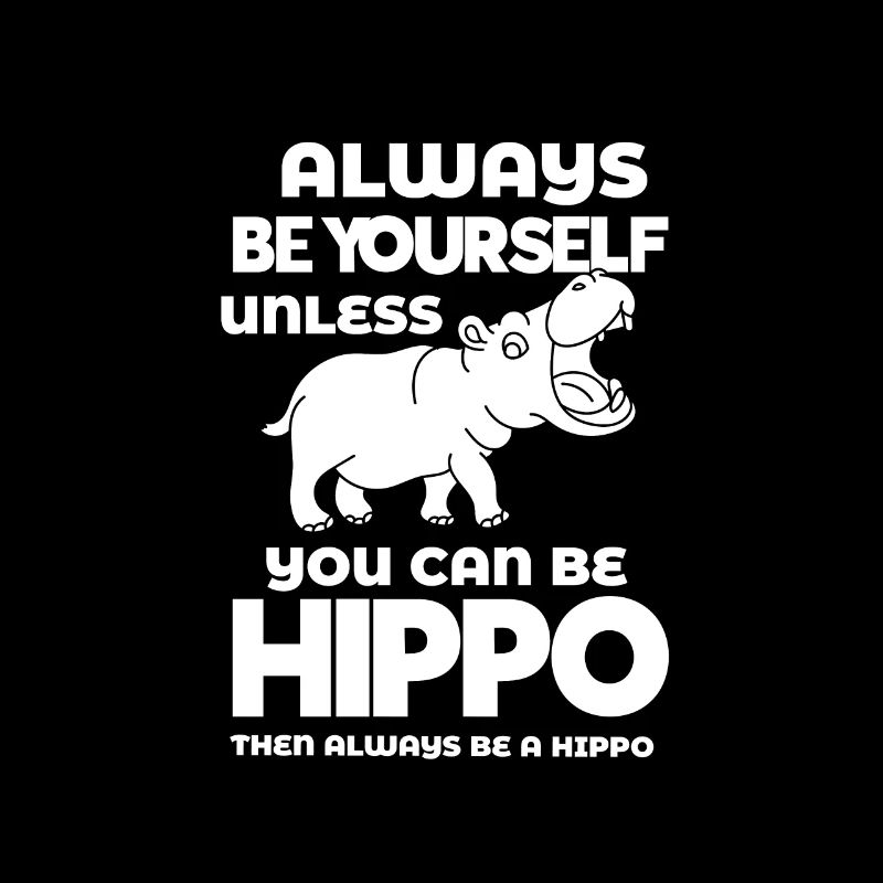 Hippo Nilpferd Flusspferd Großflusspferd