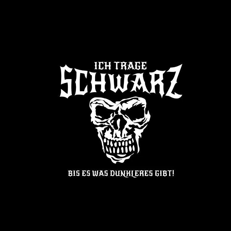 Schwarze Kleidung Gothik Emo Rock