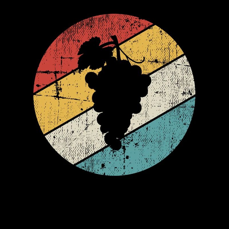 Obst Trauben Wein Traube Weinrebe Retro Geschenk
