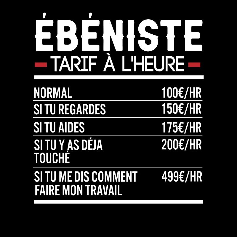 Ébeniste Idée Cadeau Humour
