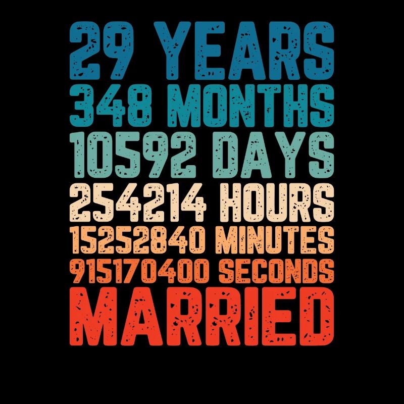 29 Jahre verheiratet Hochzeit Ehe Spruch Geschenk