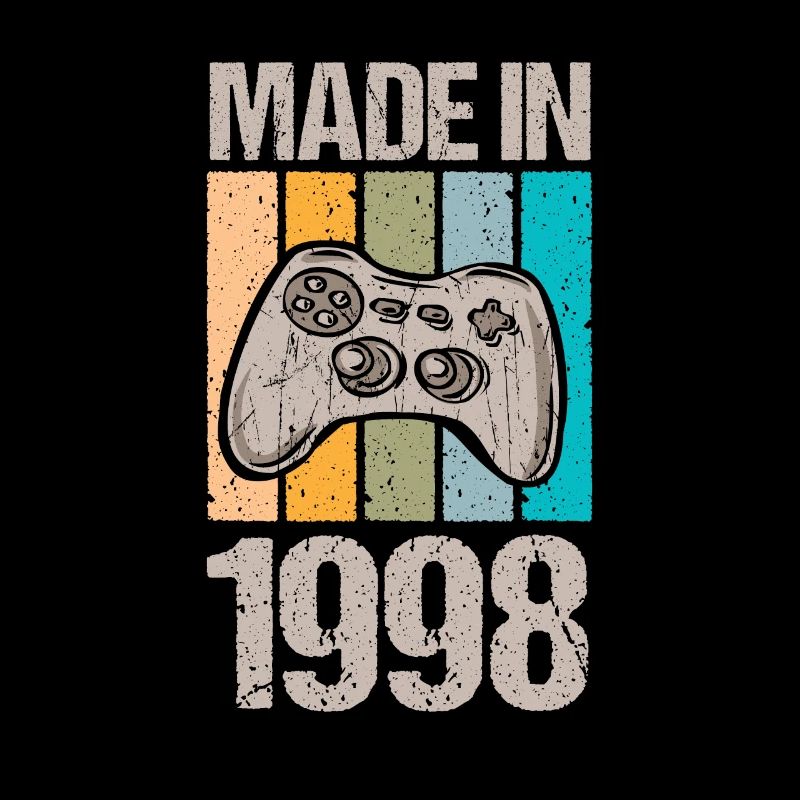 Geburtstag 1998 98 Gaming Retro Jahrgang Geschenk