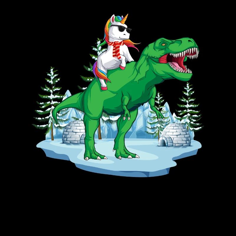 Einhorn T Rex Weihnachtsgeschenk Dinosaurier Junge Mädchen