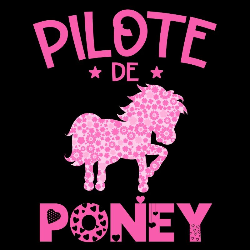 Pilote De Poney Humour Cadeau Équitation Cavalière
