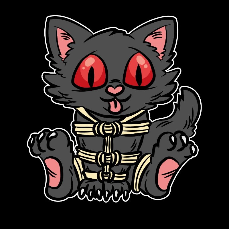 Shibari Kitty Amoureux du bondage BDSM