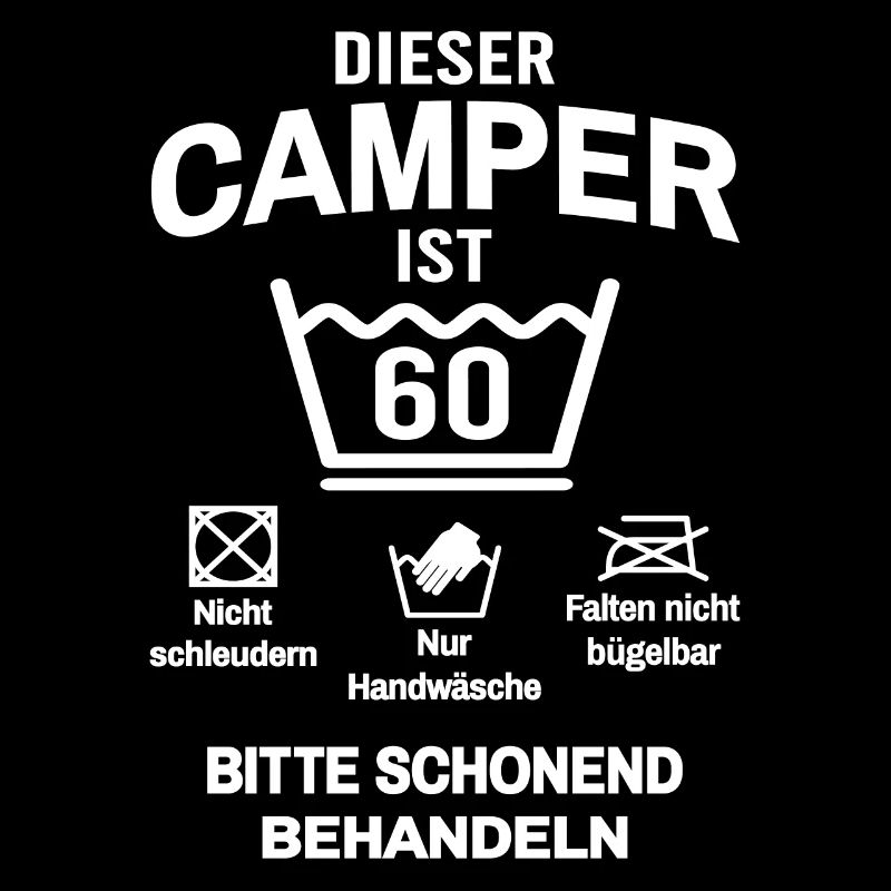 Camper 60. Geburtstag Camping Lustig 60 Jahre