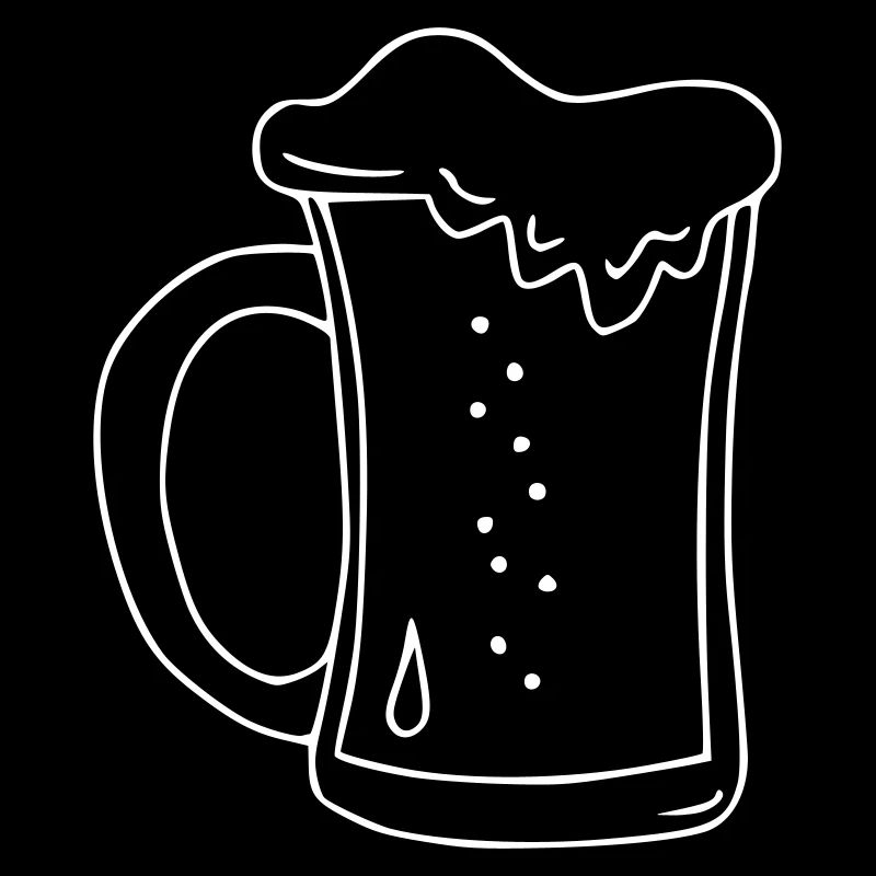 Beer Drawing Party Celebrate White
